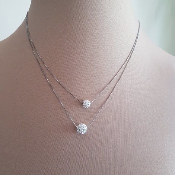 Sterling silver necklace S 925 - Picture 3 of 9